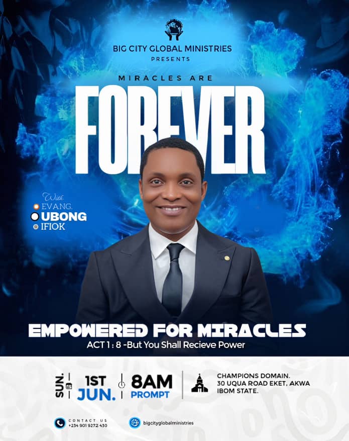 Daily Grace Devotional June 01, 2025 By Evang. Ubong Ifiok